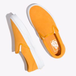 Vans Bayan Kaykay Ayakkabısı Soft Suede Slip-On Beyaz | 82135-922